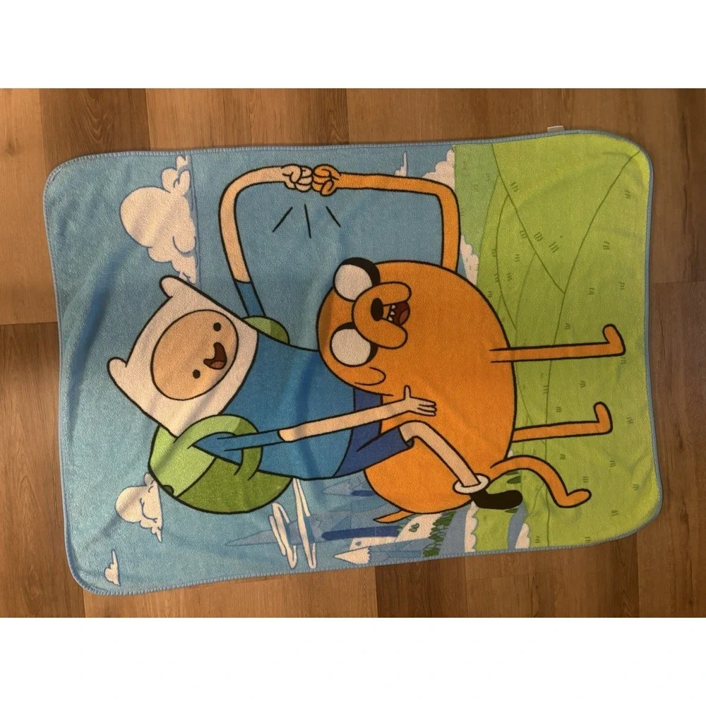 Adventure Time Best Bros Silky Touch Super Soft Throw Blanket, cartoon network - Picture 3 of 4